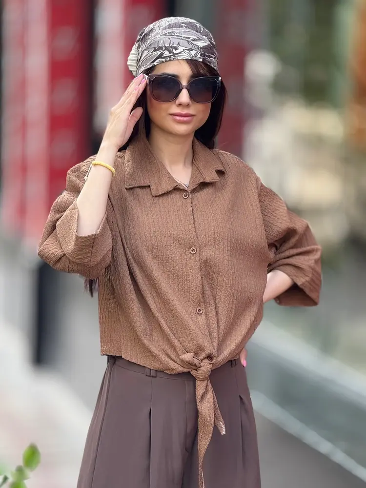 شومیز جلو گره رایلی